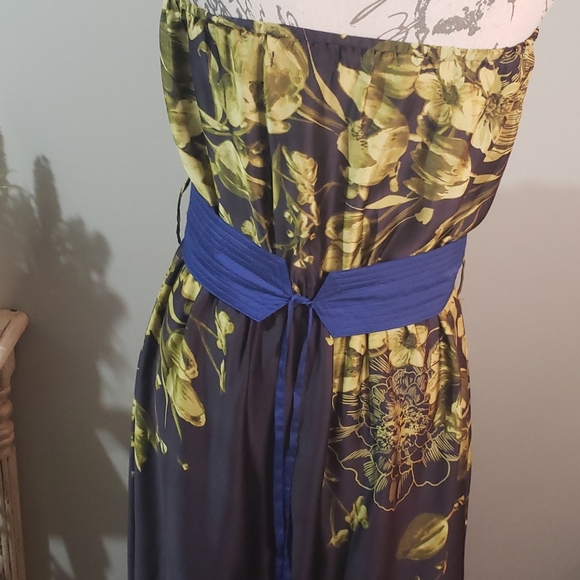 Strapless L boutique long floral maxi dress - Picture 6 of 16